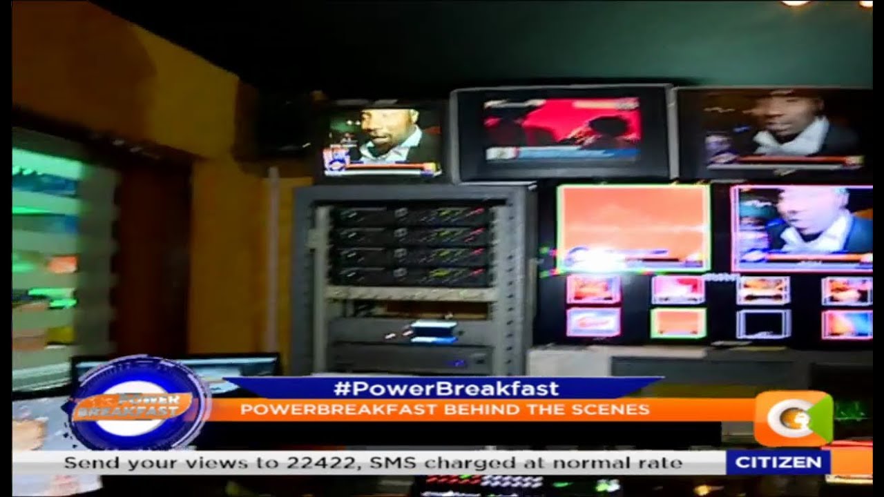 Behind the scene actions during Power breakfast show
