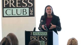 Dr. Meria Carstarphen speaks at The Atlanta Press Club, Inc.