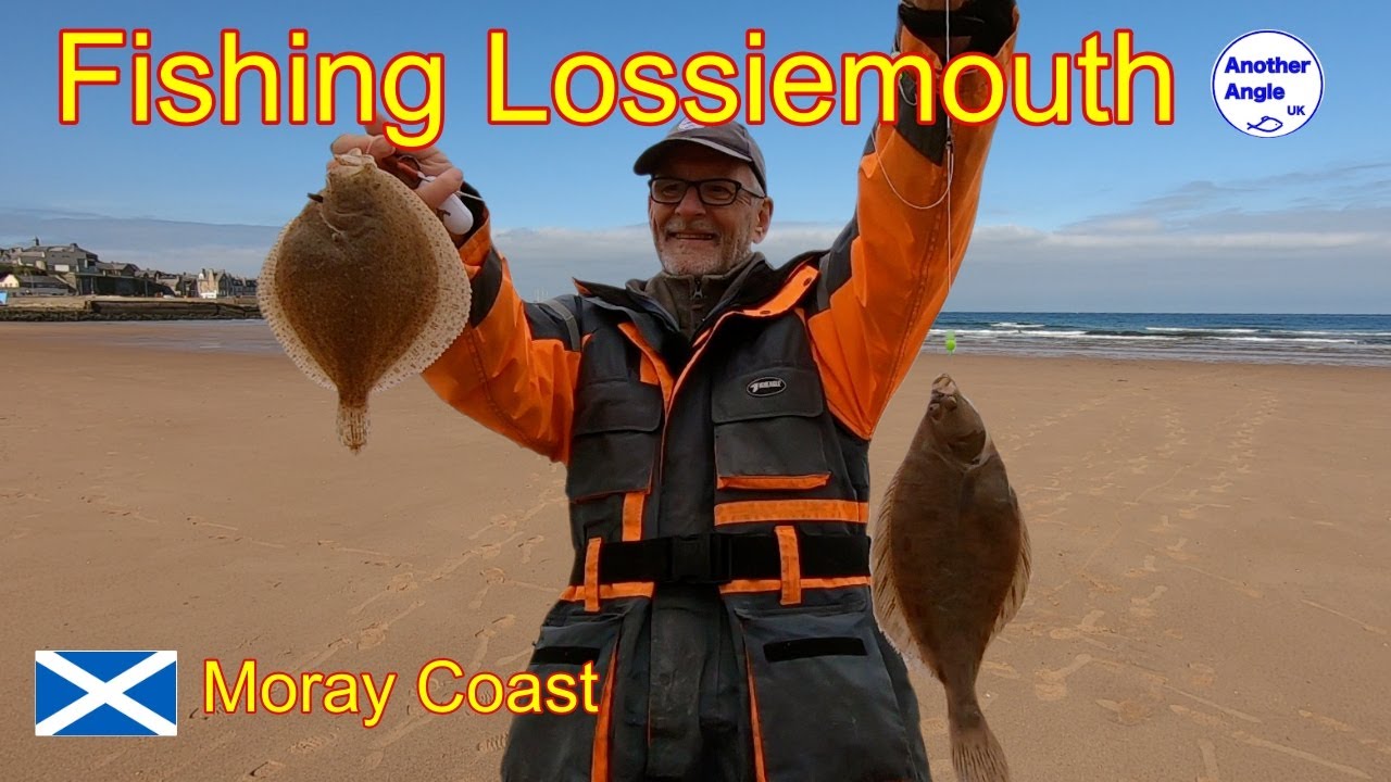 Beach Fishing for Turbot and Flounders : Lossiemouth, Moray Coast.