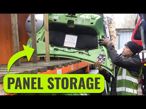 BEHIND THE SCENES: eBay Car Panel Storage!