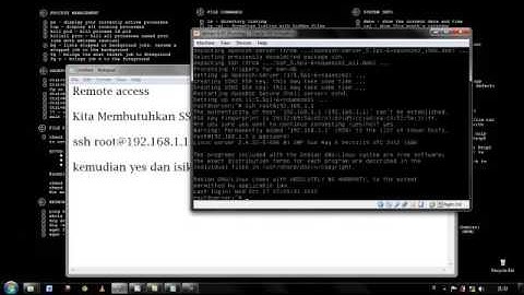 How to Setting SSH Server | Cara Setting SSH Server debian 6.0