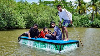 Boat making with 10000 Plastic bottles | m4tech |