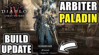 Holy Arbiter Paladin Torment 5 Build Update | Strong &amp; Tanky (Diablo 4)