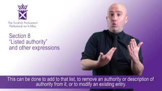 Explanatory Notes: commentary on sections 8 and 9
