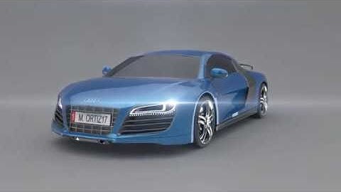 Audi R8 3ds Max