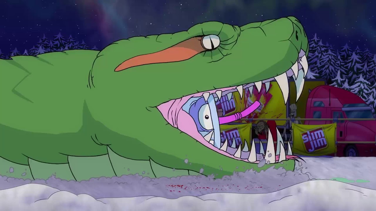 voreno Snake eats Master Shake & Meatwad (ad)