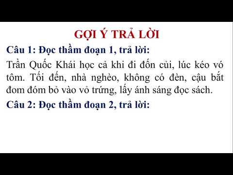 Tập đọc: Ông tổ nghề thêu