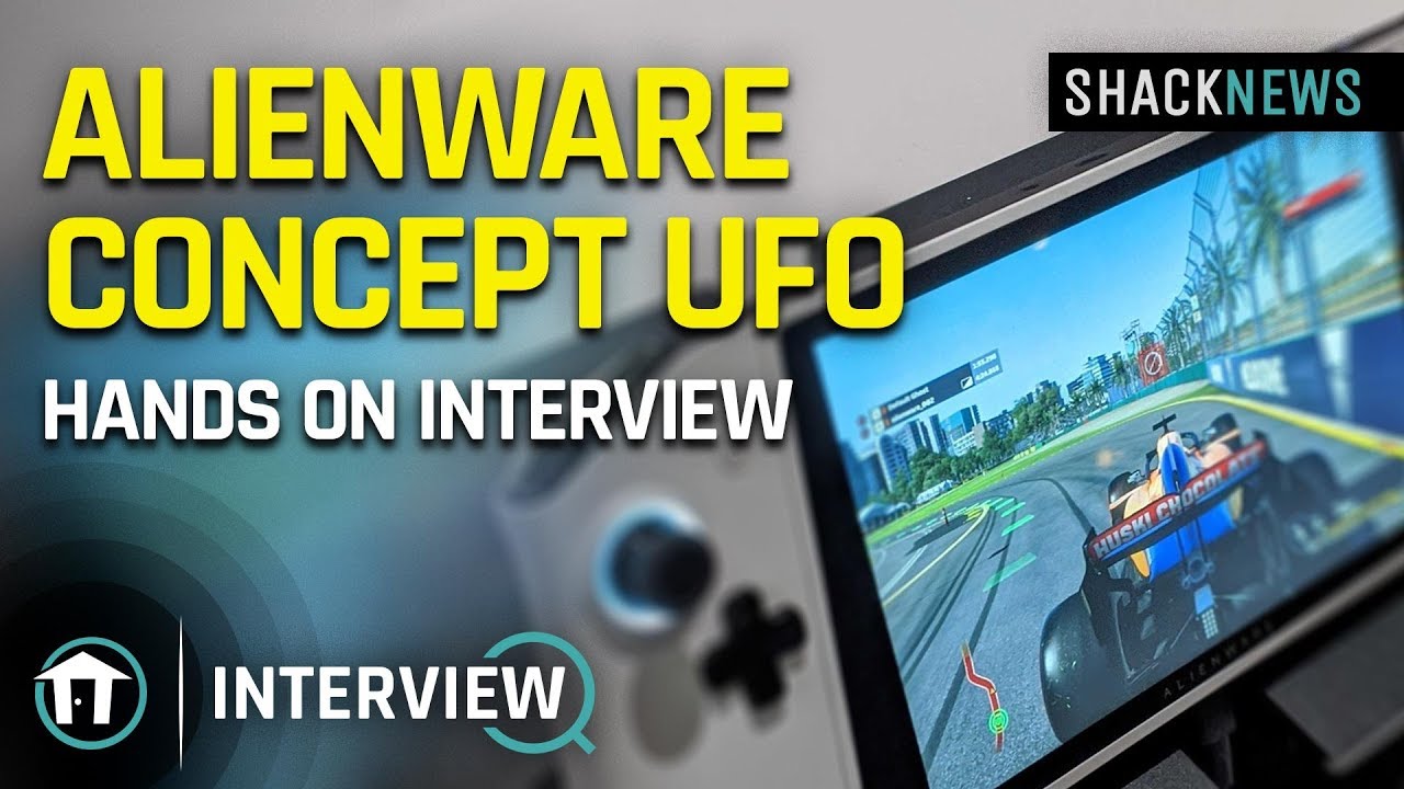 Alienware Concept UFO - Hands On Interview