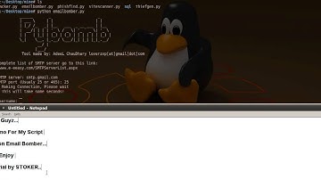 Python Email Bomber