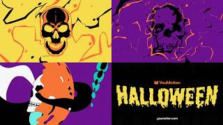 Free Halloween Skull Opener - Dripping Liquid Text Opener (Ae, Pr, Dr, FCPX)