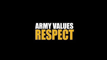 Army Values: Respect