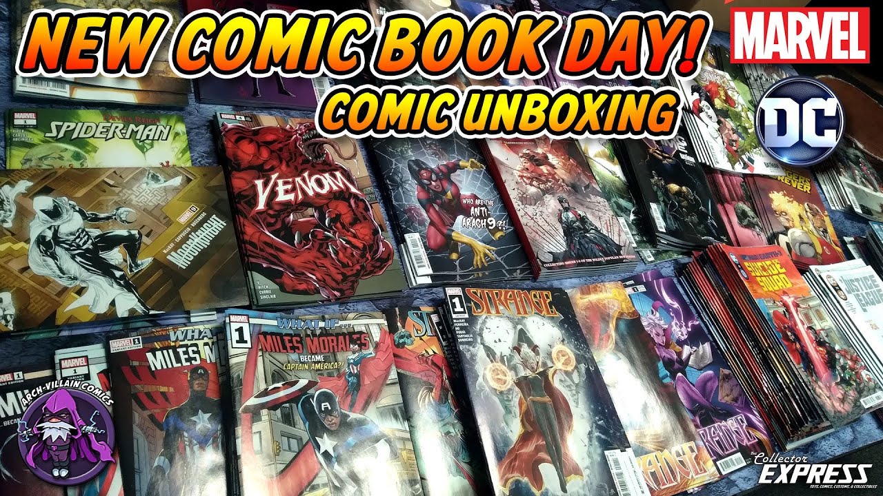 New COMIC BOOK Day - Marvel & DC Comics Unboxing March 2, 2022 - New Comics This Week 3-2-2022