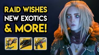 Destiny 2 - NEW FORSAKEN EXOTICS! Hidden Wishes, Raid Secrets, Rewards, MORE!