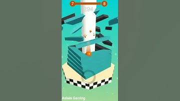 Stack Ball Blast Through platforms Gameplay Part 1 🔥🔥🔥#Shorts