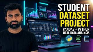 Python Pandas Project  | Analyse Student Dataset | Data Science Lecture 20