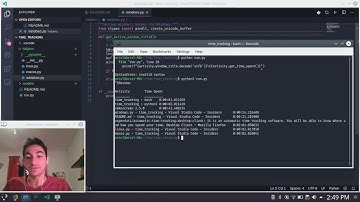Automatic time tracking software written in Python for the CS50 course