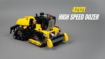 LEGO Technic HIGH SPEED DOZER - 42121 C model - with FREE instructions