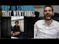 VOCAL COACH reacts to TOP 10 SINGERS WHO WENT VIRAL!