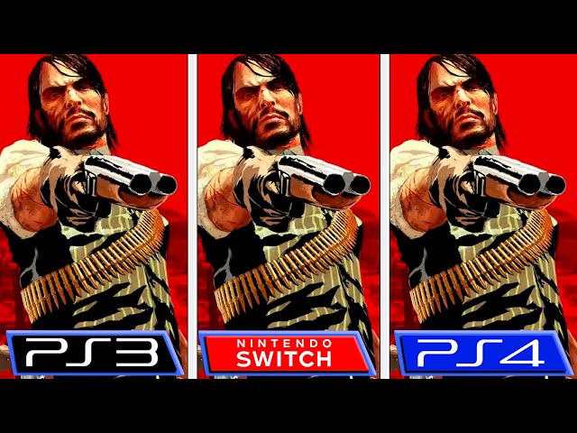 Red Dead Redemption, Switch - PS4 - PS3