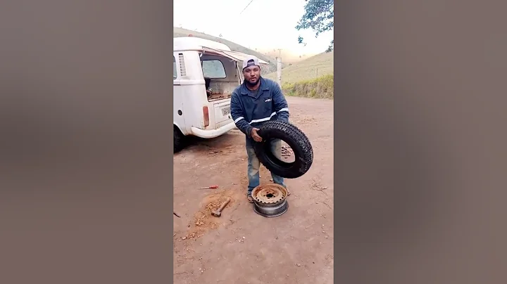 como encher pneu com a bomba de So Joo