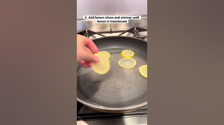 How to make candied lemon slices 🍋