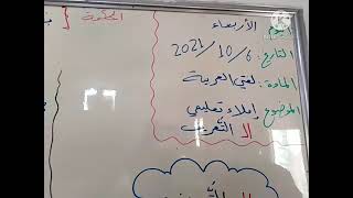 درس لغتي العربية// الصف الثالث_إملاء تعليمي_عنوان الدّرس: الـ التّعريف