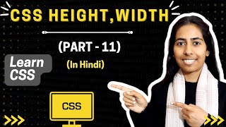 CSS Height , Width | Part-11 | In Hindi @CodeWithRenuka