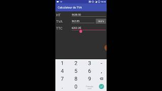 VAT calculator application for Android screenshot 1