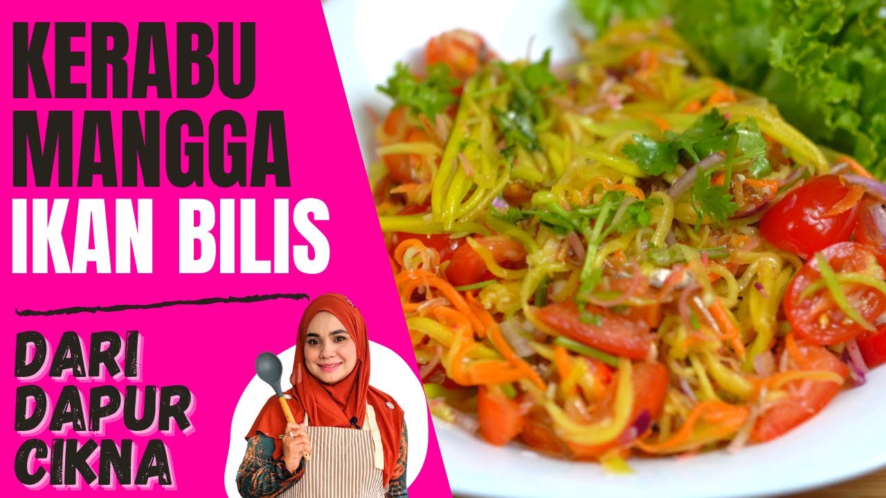 Kerabu Mangga Ikan Bilis Mudah Cepat Dan Menyelerakan Youtube