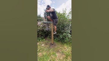 How To Install Fence Post (POSTTAPE) #how #shorts @waltherstrong