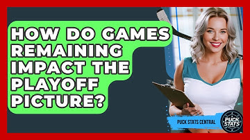 How Do Games Remaining Impact The Playoff Picture? - Puck Stats Central