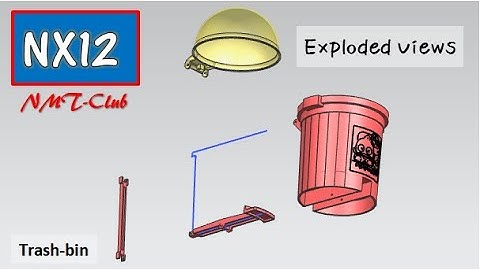 Exploded Views Tutorial SIEMENS NX12 Trash bin (6)
