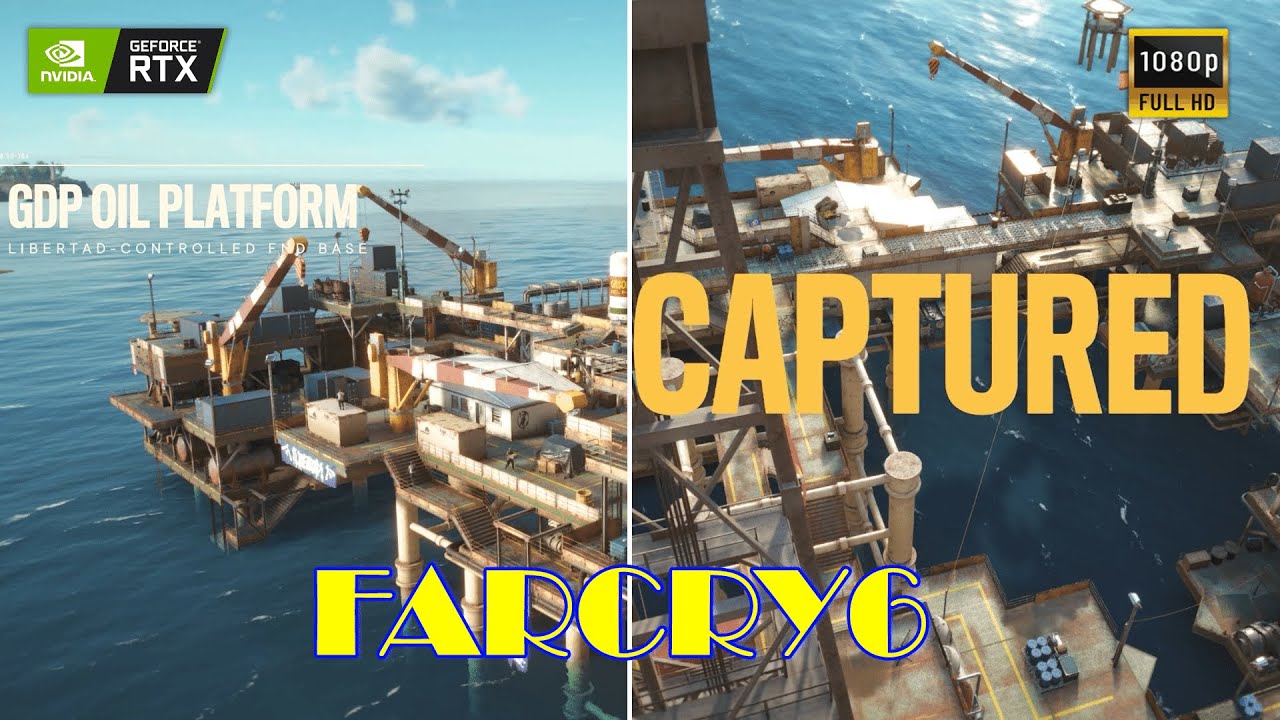 Far Cry 06 GDP Oil Platform Liberated 1080p Ultra Graphic RTX