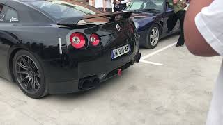 NISSAN GTR Flammes 🔥rasso la garde 🖤