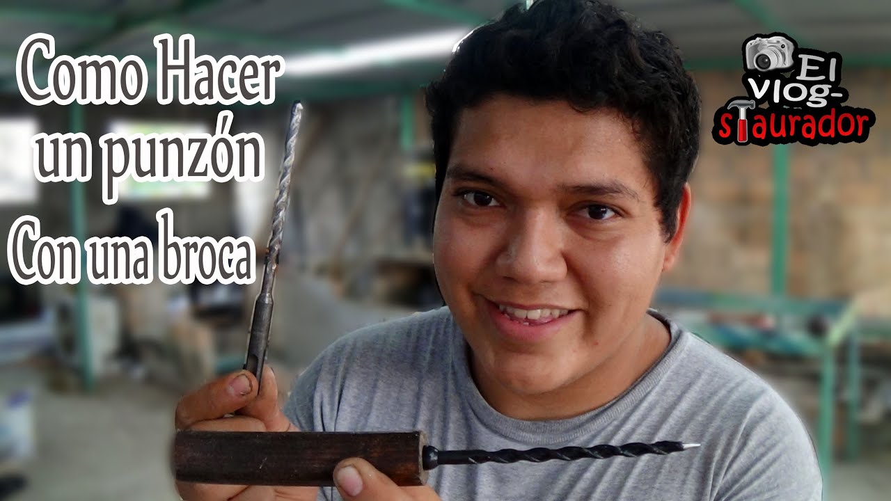 Como hacer un punzón con una broca usada