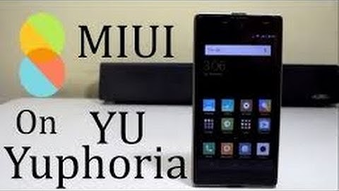 How to install MiUI 8 custom ROM on yu yuphoria simple steps in tamil.