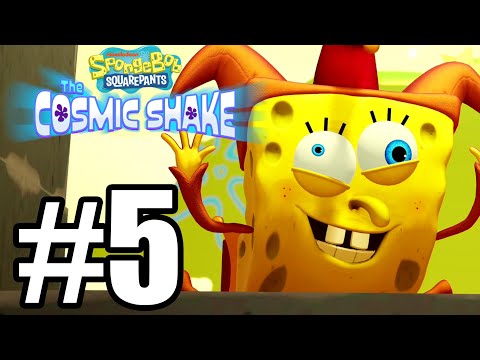 SpongeBob SquarePants: The Cosmic Shake Gameplay Walkthrough Part 5 - Medieval Sulfur Fields