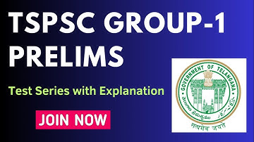 TSPSC Group-1 Prelims Test Series | With Explanation | Telugu & English Medium | Shivan Concepts App