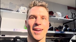 Zach Parise - Noon skate with hockey dads and being an Av. Full Presser