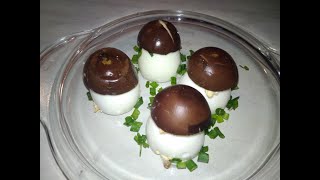 Закуска ГРИБОЧКИ ИЗ ЯИЦ. Готовим с ребенком Закуска ГРИБОЧКИ ИЗ ЯИЦ. Готовим с ребенком