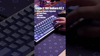 Singa x TGR Unikorn Sound Test #shorts #keyboardtyping #typing #asmr #unikorn #singa #tgr
