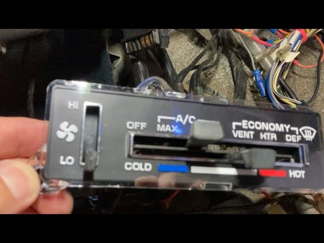 1972-1976 C3 Corvette Heater Control Assembly w/Air Conditioning