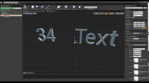 UE4.25 Text3D bug