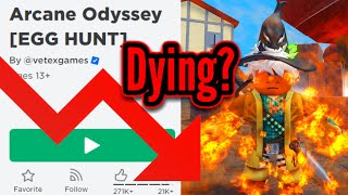 Why Arcane Oddysey is DYING.... I Roblox
Arcane oddysey update 1 released and a lot of people have been dissapointed and the game has just been declining player count wise in general so I wanted to make a video saying my thoughts
✦ Join DFG Discord https://discord.gg/t7jF5yXCgX ✦
Roblox (originally stylized as ROBLOX) is a massively multiplayer online social game platform, where players are able to create and publish their own virtual worlds using building tools and Lua. Players can earn or purchase Robux, which can be cashed into real-world money if earned from developing games or clothing items. There are over 29 million games and approximately 56 million active/1.1 million peak concurrent players playing a total of 1 billion hours each month.
#Roblox
#RobloxAnimeGame Why Arcane Oddysey is DYING.... I Roblox