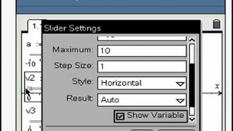 TI-Nspire Mini-Tutorials: Quadratic Graphs in Standard Form Using Sliders
