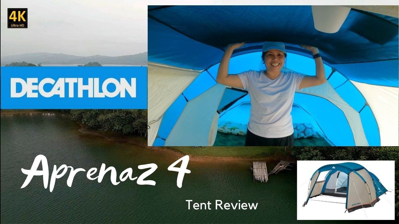 Decathlon Aprenaz 4 | 4 Person Tent Review [4K] - YouTube