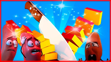 Slice it all Walkthrough 🔪🍞🧈 Part 1 Lvl 1-10 -||- Hyper Casual Gameplay All Levels (iOS & Android)