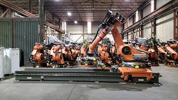 Kuka KR210 7th Axis Linear Rail Testing