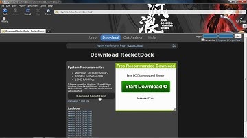 How to install rocketdock for windows 7 and windows xp