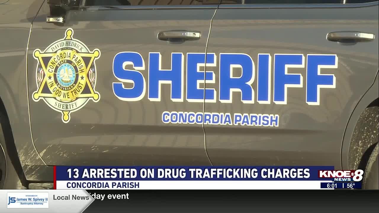 13 arrested in major drug trafficking bust in Concordia Parish - YouTube